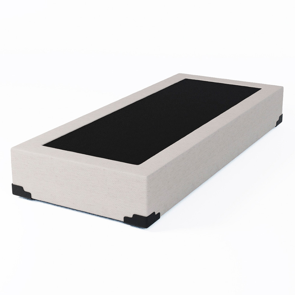 Base para Cama Box Solteiro Joe Linho (36x88x188) Cru