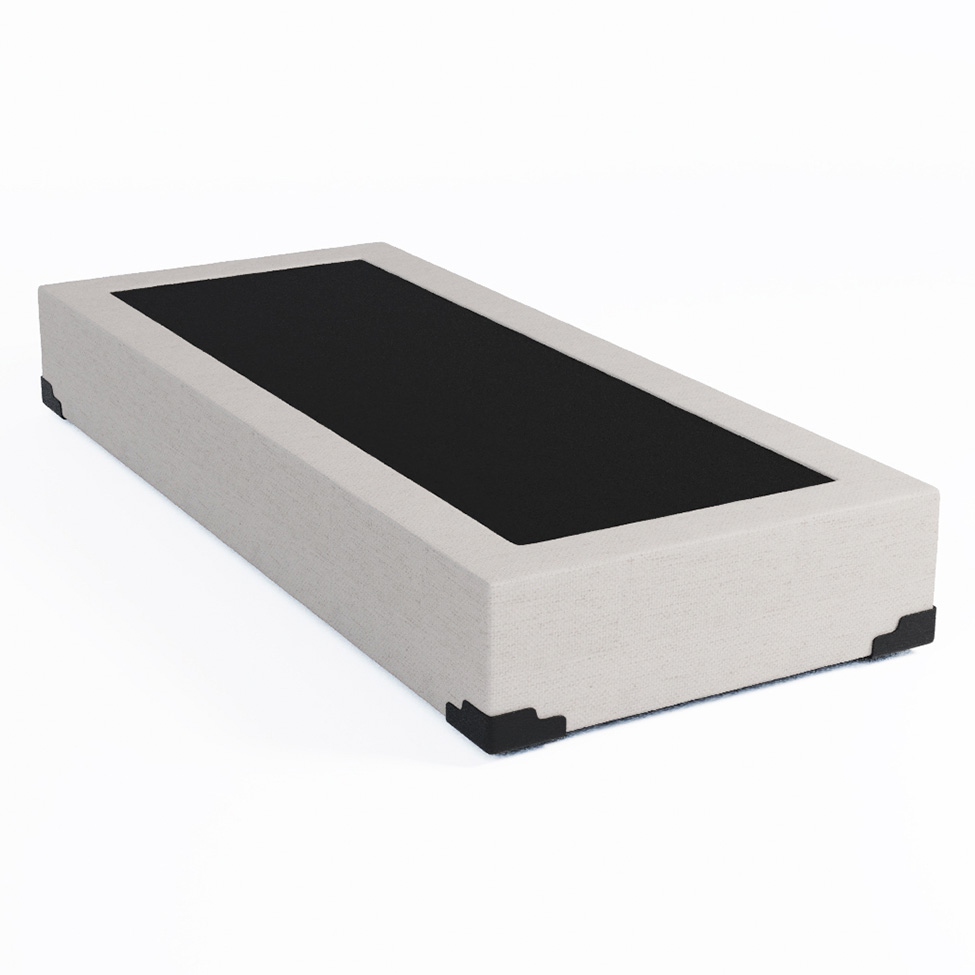 Base para Cama Box Solteiro Joe Linho (36x88x188) Cru