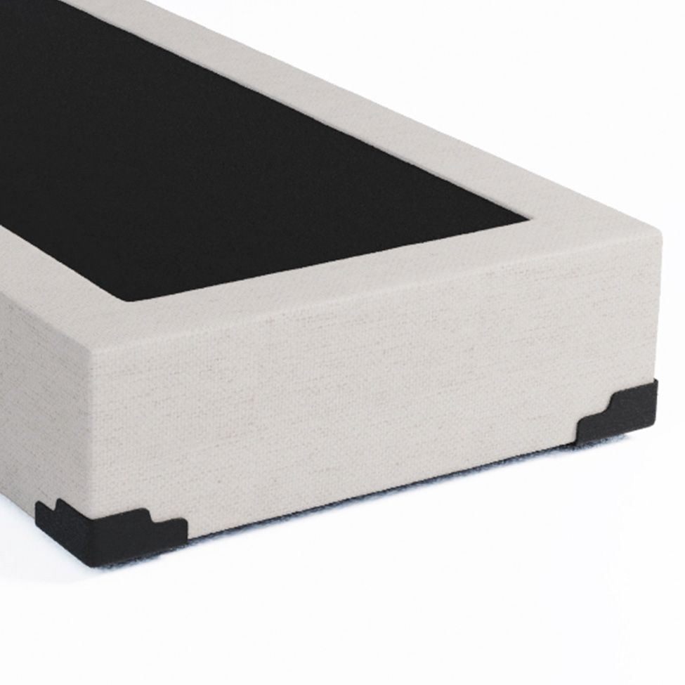 Base para Cama Box Solteiro Joe Linho (36x88x188) Cru