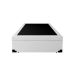 Base para Cama Box Solteiro Martin Premium com Baú (45x88x188) Branca