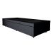 Base para Cama Box Solteiro Martin Premium com Baú (45x88x188) Preta