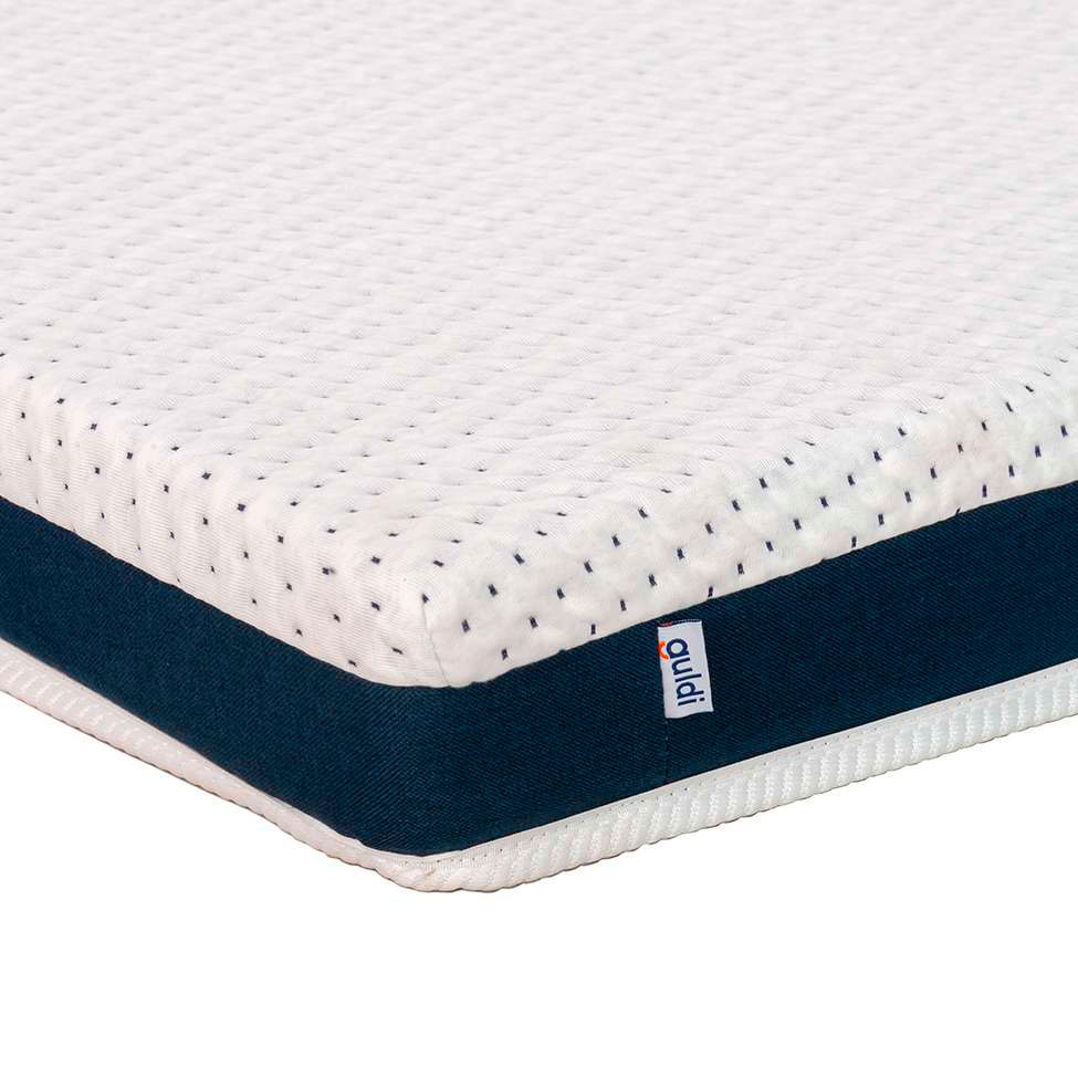 Berço Multifuncional Sol e Mar com Colchão Guldi Baby D20 (10x70x130) Branco e Carvalho Treviso