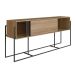 Buffet Balcão York 2 PT Hanover e Preto