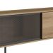 Buffet Balcão York 2 PT Hanover e Preto