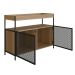 Buffet Bar York 2 PT Hanover e Preto