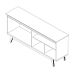 Buffet Classic 4 PT Off White e Nature