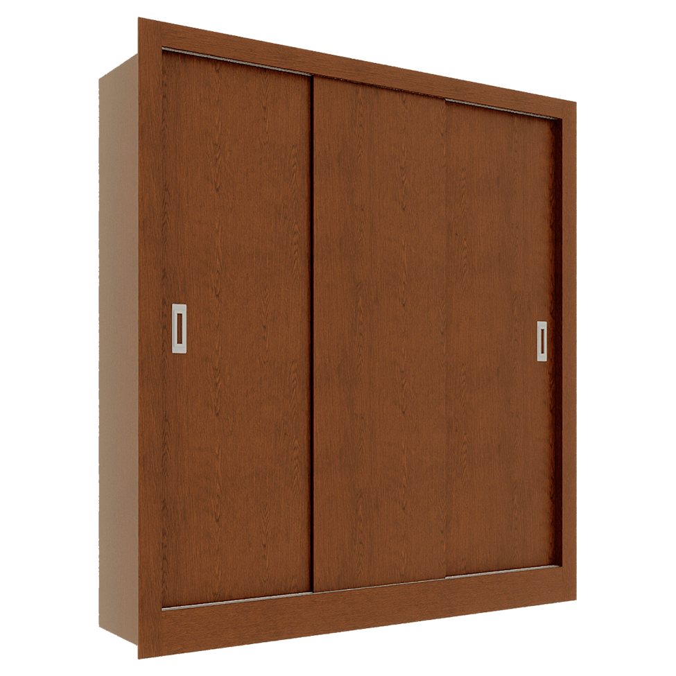  Guarda-Roupa Casal Luiza 3 Portas 2 Gavetas Carvalho