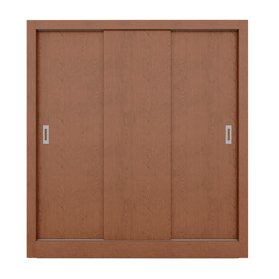  Guarda-Roupa Casal Luiza 3 Portas 2 Gavetas Carvalho