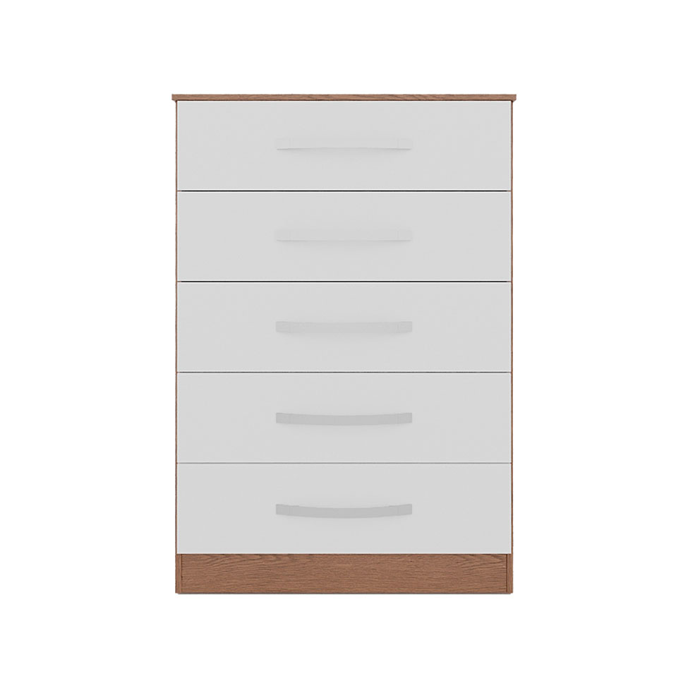 Cômoda Hoover Premium 5 GV Carvalho e Branca