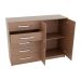 Cômoda Sapateira Hoover 2 Portas 5 Gavetas Oak