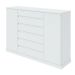 Cômoda Vedra 2 Portas 7 Gavetas Branca