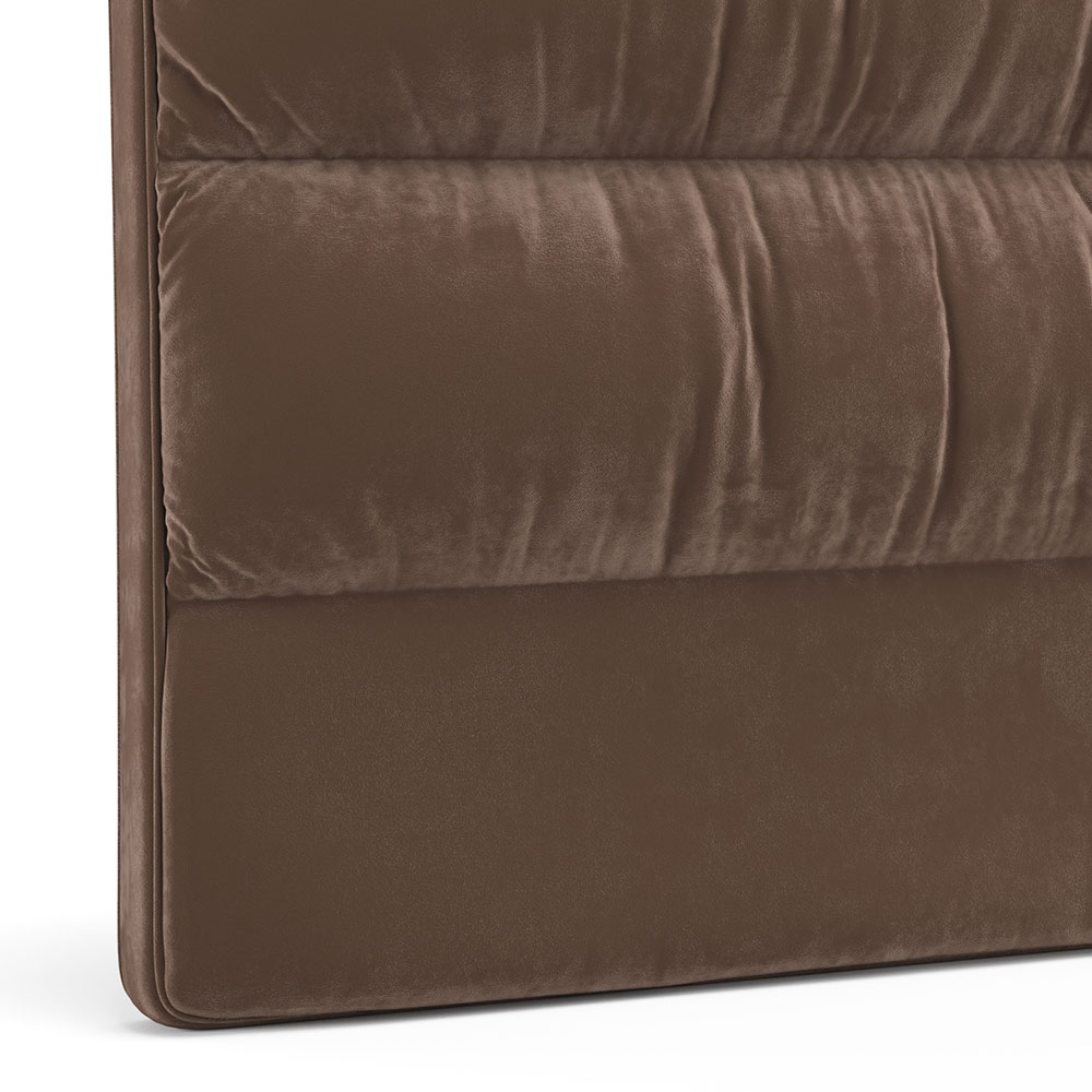 Cabeceira Queen Erikson Velosuede Marrom