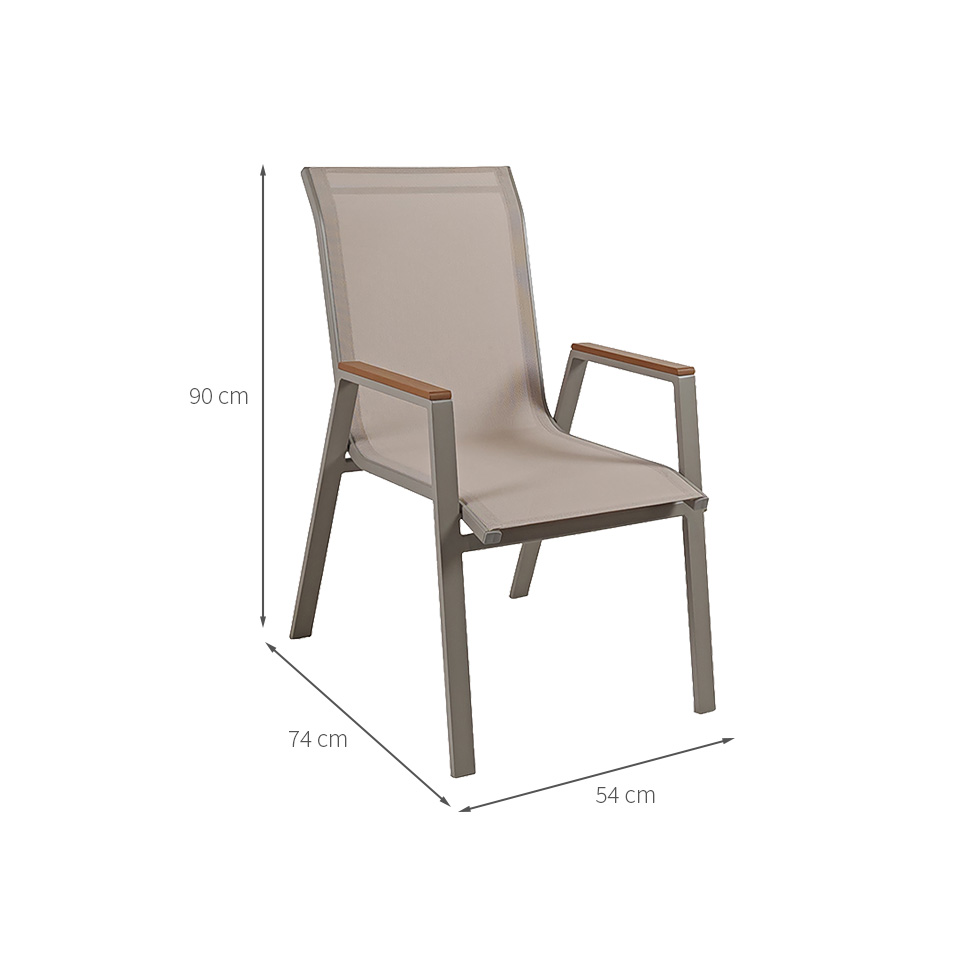 Cadeira Arraial Bege