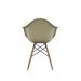 Cadeira Eames Arm DSW Fendi e Madeira
