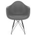 Cadeira Eames Arm Eiffel Konkret e Preta