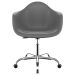 Cadeira Eames Arm Office Konkret e Cromada