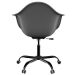 Cadeira Eames Arm Office Konkret e Preta