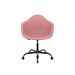 Cadeira Eames Arm Office Rosa e Preta
