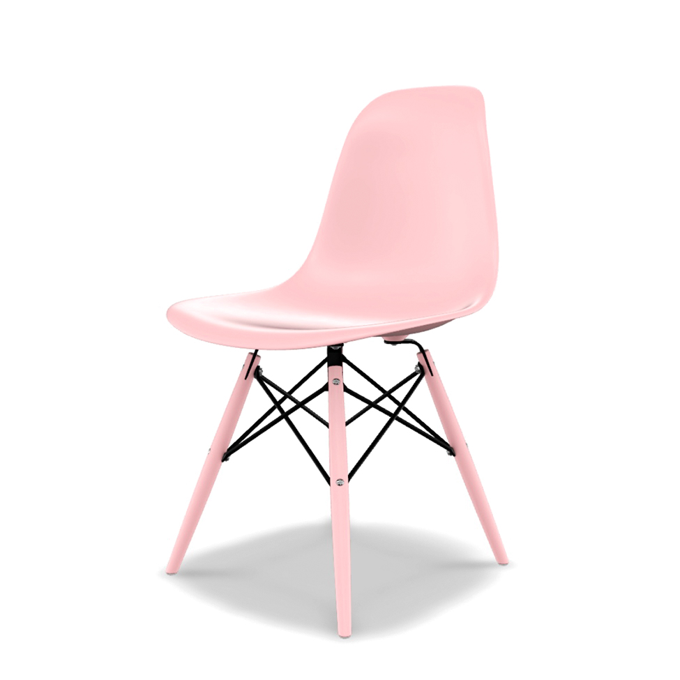 Cadeira Eames DSW Rosa