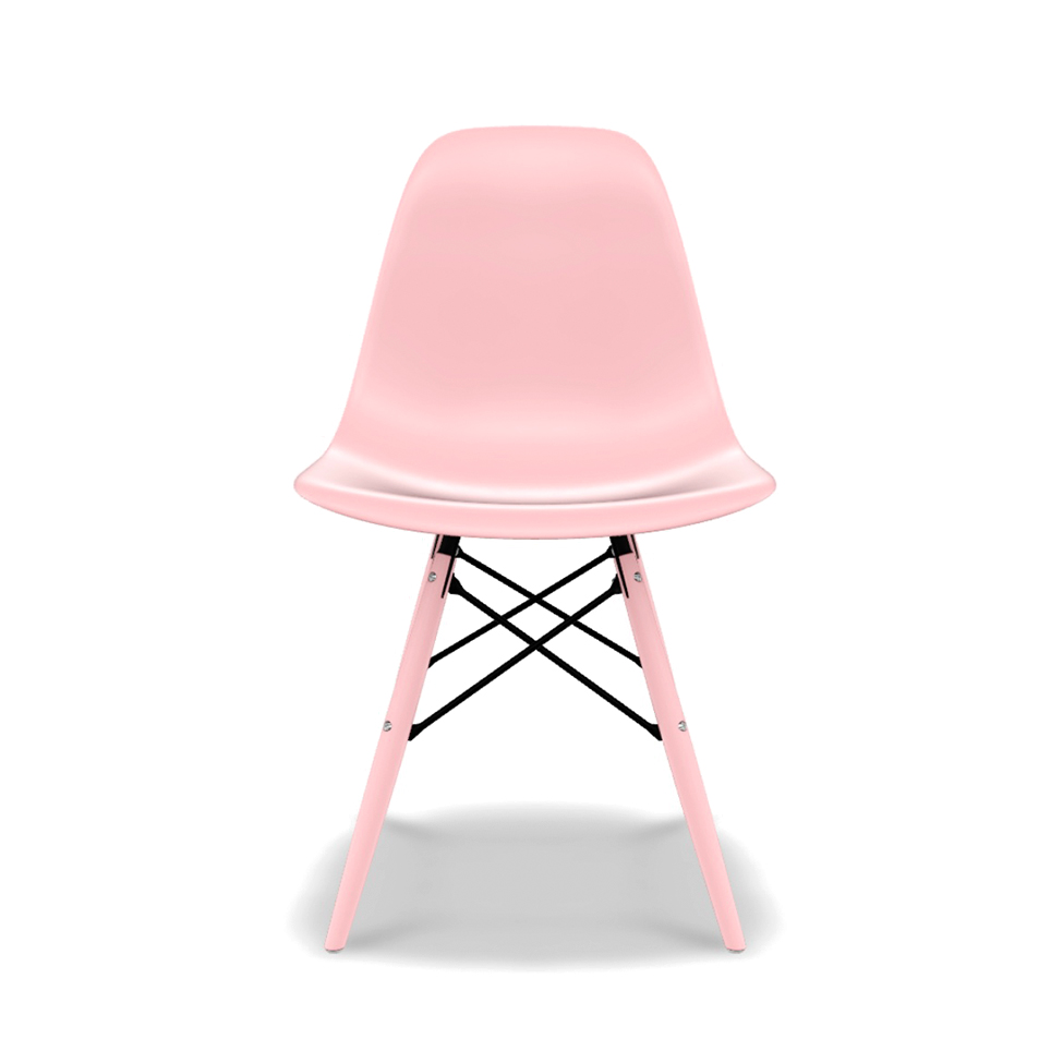 Cadeira Eames DSW Rosa