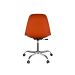 Cadeira Eames Office Terracota e Cromada