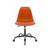 Cadeira Eames Office Terracota e Preta