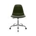 Cadeira Eames Office Verde Musgo e Cromada