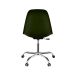 Cadeira Eames Office Verde Musgo e Cromada