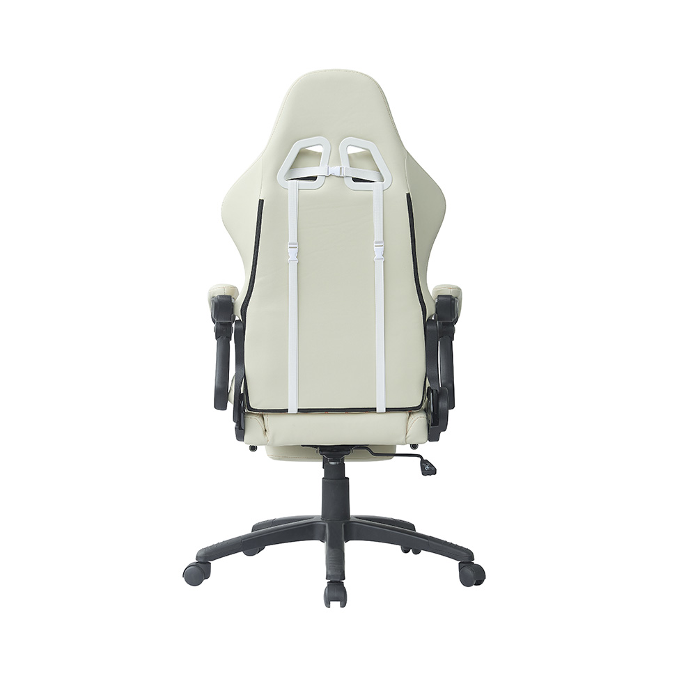 Cadeira Gamer Creed Creme e Laranja