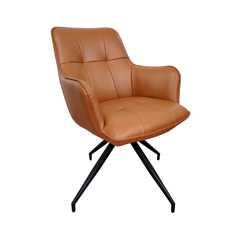 Cadeira Giratória Tauro Caramelo