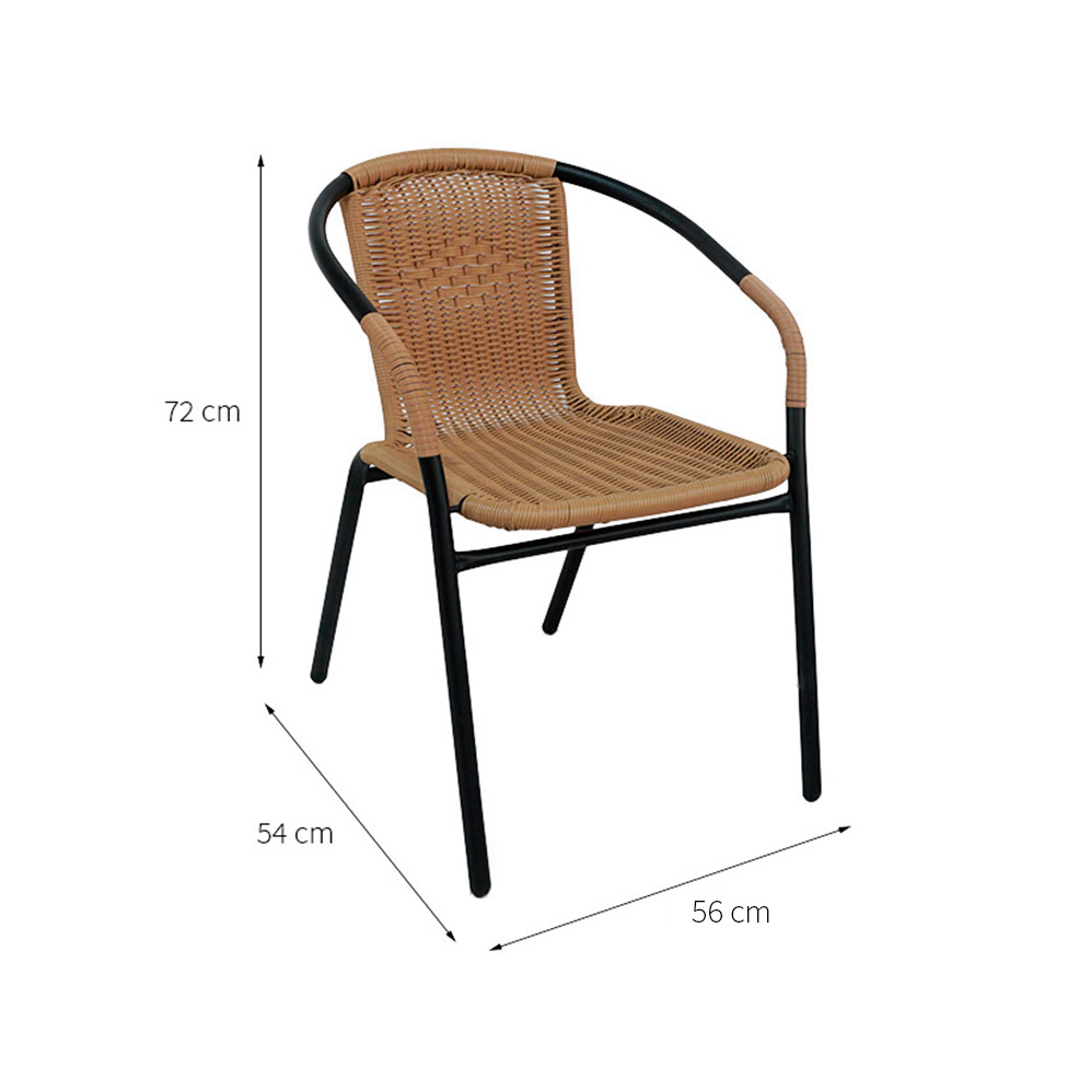 Cadeira Indaiá Bege Rattan