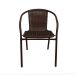 Cadeira Indaiá Marrom Rattan
