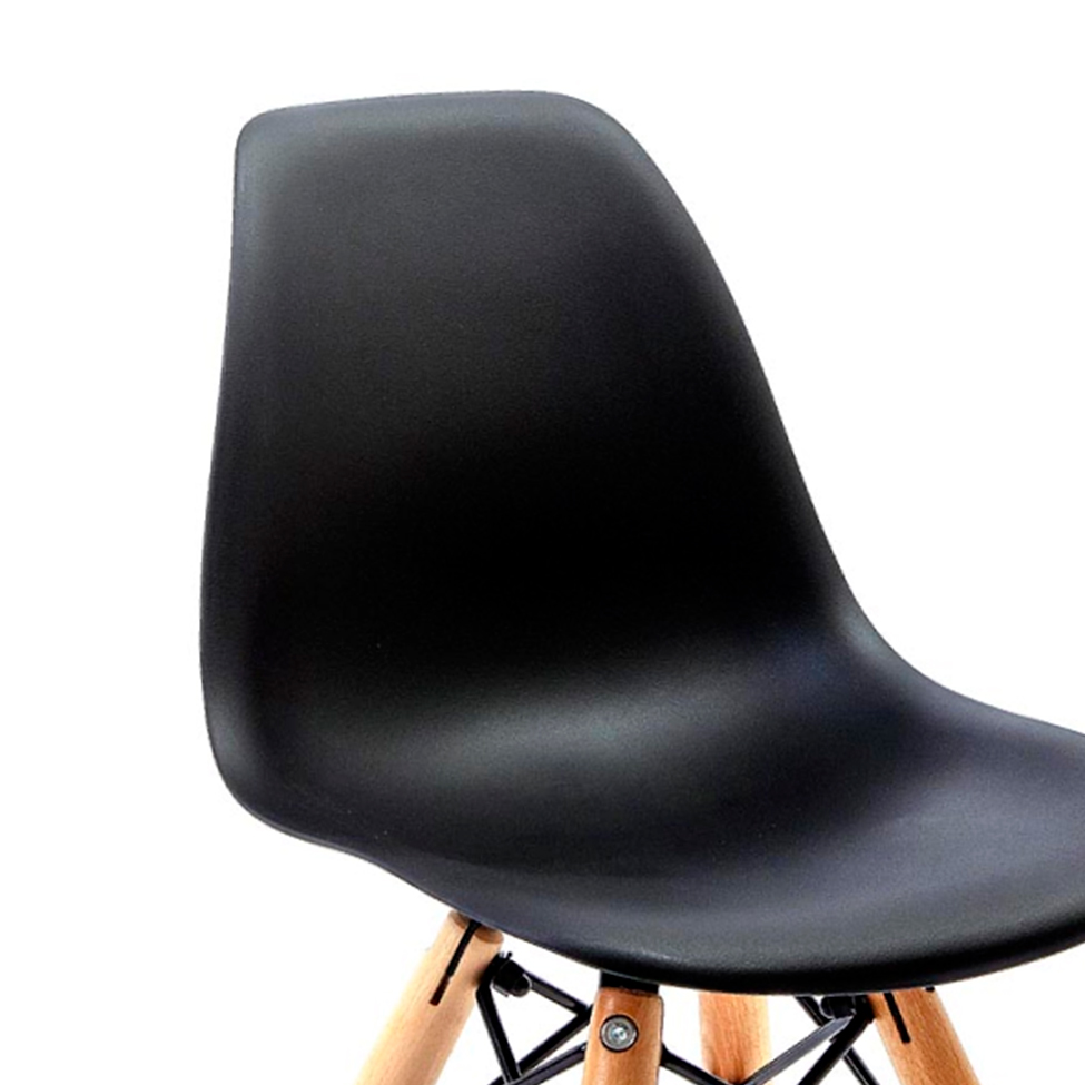 Cadeira Infantil Eames Preta