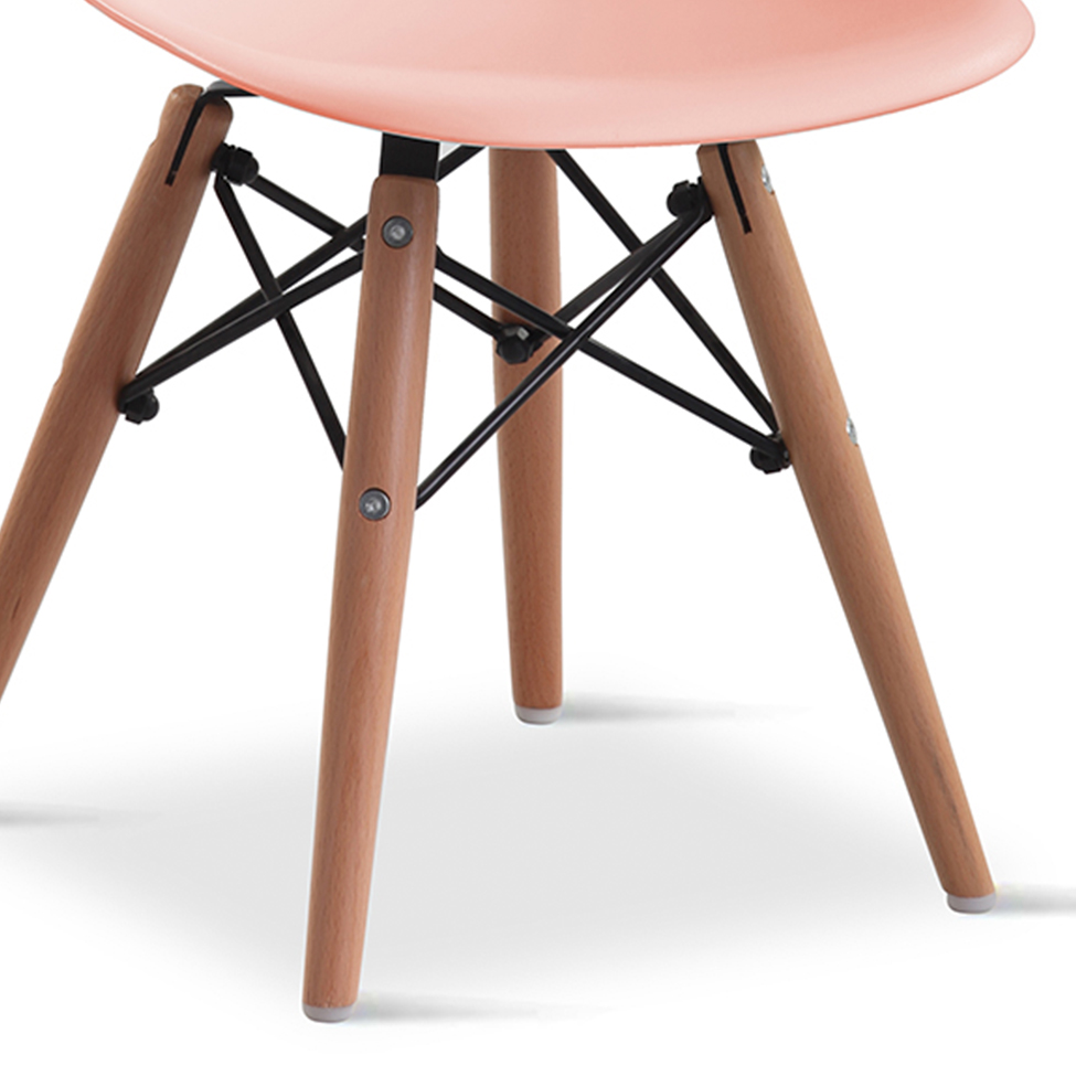 Cadeira Infantil Eames Rosa