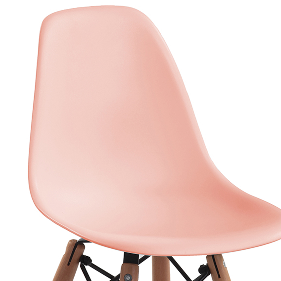 Cadeira Infantil Eames Rosa