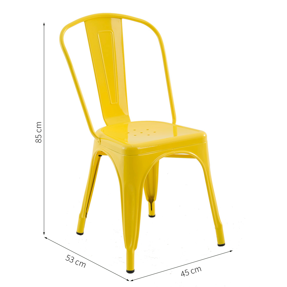 Cadeira Iron Amarela