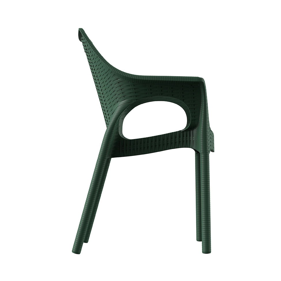 Cadeira Relic com Braço Verde Alecrim