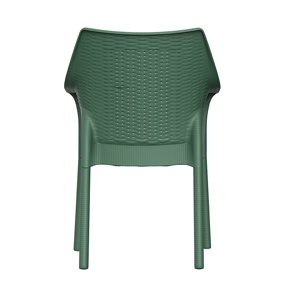 Cadeira Relic com Braço Verde Alecrim