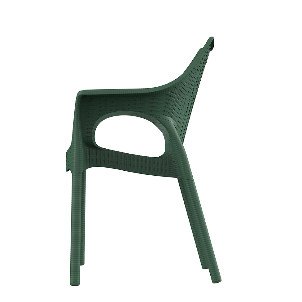 Cadeira Relic com Braço Verde Alecrim