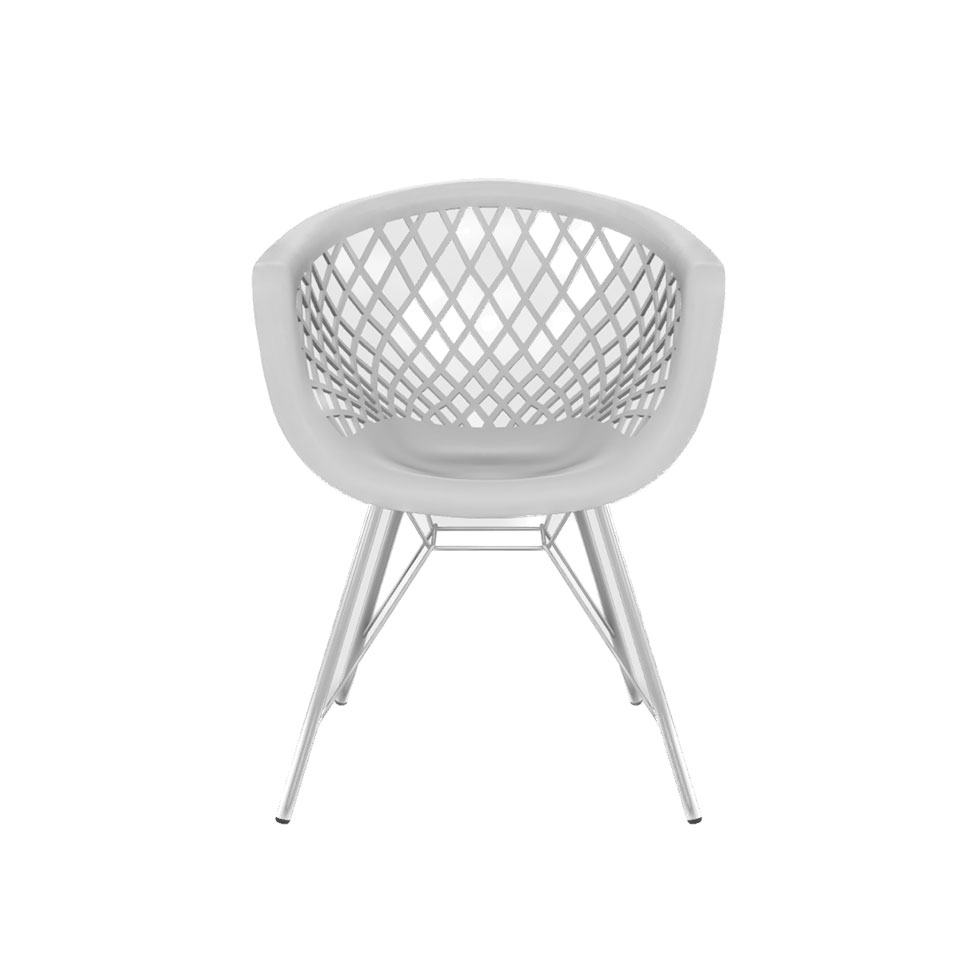 Cadeira Web Steel Branca
