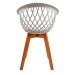 Cadeira Web Wood Branca