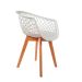 Cadeira Web Wood Branca