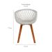 Cadeira Web Wood Branca