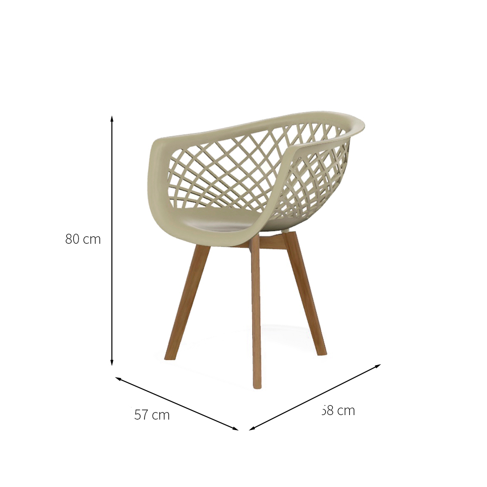 Cadeira Web Wood Fendi