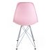 Cadeira de Cozinha Eames Cromada e Rosa