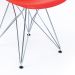 Cadeira de Cozinha Eames Cromada e Vermelha