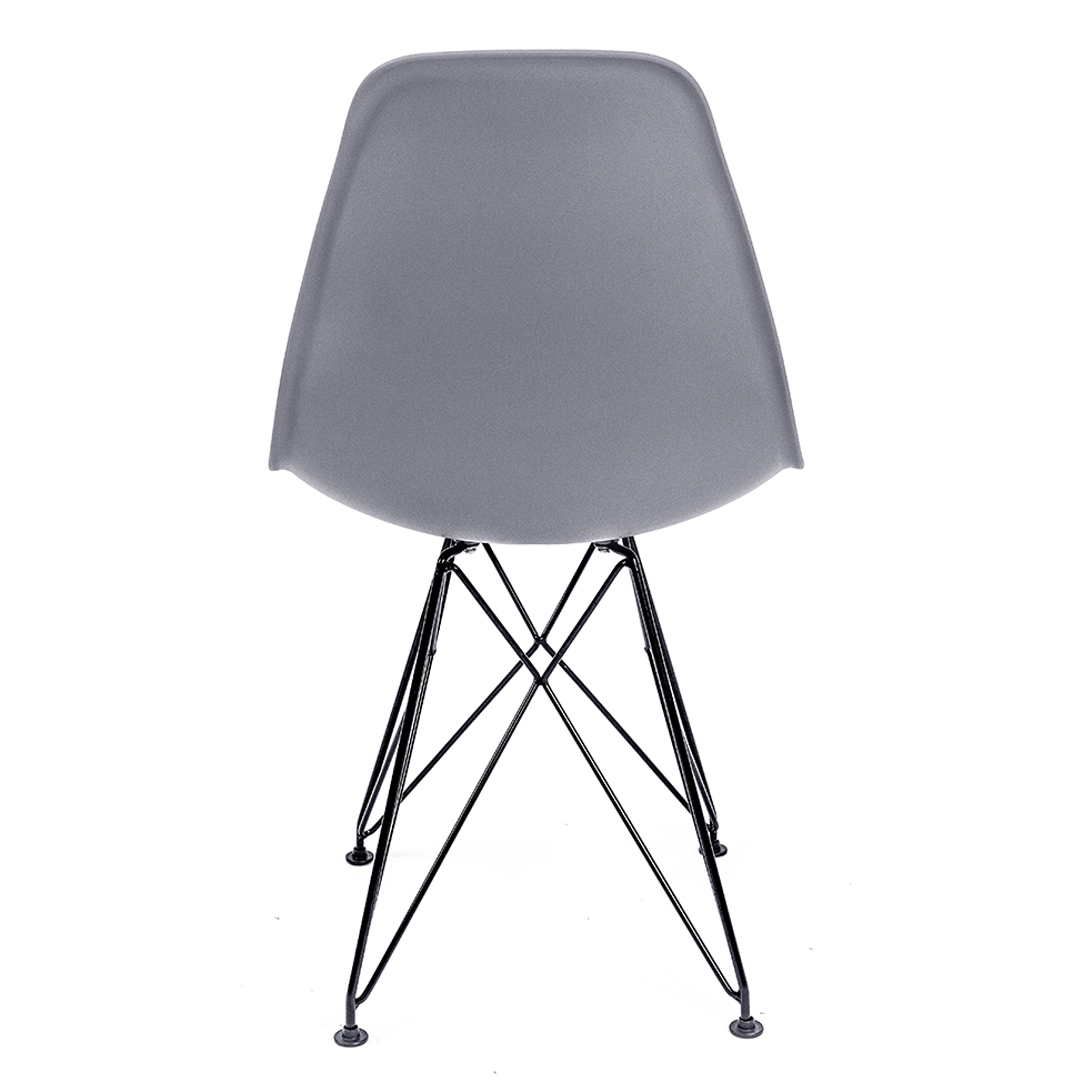 Cadeira de Cozinha Eames Preta e Cinza