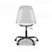 Cadeira de Escitório Secretária Eames Office Transparente e Preta