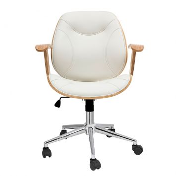 Cadeira de Escritório Ergonômica Giratória com Design Moderno