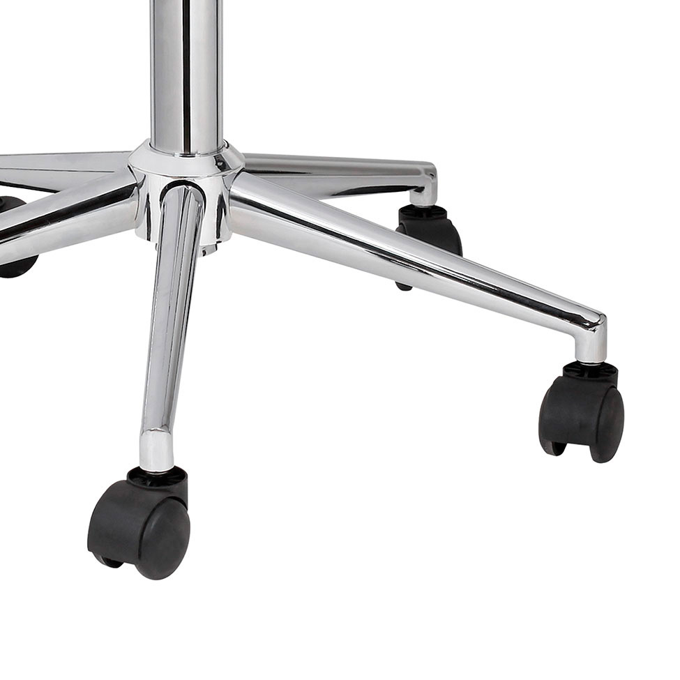 Cadeira de Escritório Diretor Giratória Lauren Branca